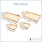 DIY Wooden Nesting Tray Set of 4 with Cutout Handles, for Crafts | Woodpeckers